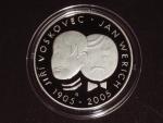 200 Kč 2005, 100.výročí narození J.Wericha a J.Voskovce