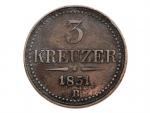 3 Krejcar 1851 B_