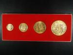 Jednostranné mosazné odražky dukátů 1978 - (1,2,5,10 dukát)