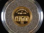 5 Dollars 2006 Stonehenge, Au 585/1000, 1,25g, průměr 13,92 mm