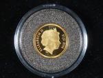 5 Dollars 2006 Stonehenge, Au 585/1000, 1,25g, průměr 13,92 mm