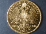 100 Koruna 1915 novoražba