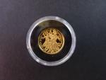 V.Oppl Magická Praha - Dívčí válka, Au 0,585, 18 mm, 2 g, kapsle