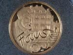 V.Oppl Magická Praha - Faust, Au 0,585, 18 mm, 2 g, kapsle
