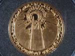 V.Oppl Magická Praha - Svatyně na Petříně, Au 0,585, 18 mm, 2 g, kapsle