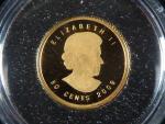 50 Cents 2009, 999 Au, 1,27 g, 13,92 mm