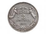 2 Korona 1912 K.B., hranky, leštěné_