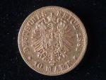 Bayern, Ludwig II. (1864-1886), 10 Mark 1881 D, J. 196