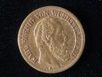 Württenberg, Karl I. (1864-1891), 10 Mark 1876 F, J.292