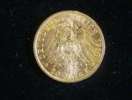 Prusko, Wilhelm II (1888-1918), 20 Mark 1910 A, J. 252