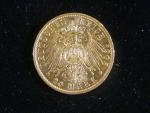 Prusko, Wilhelm II (1888-1918), 20 Mark 1905 A, J. 252