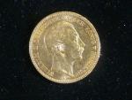 Prusko, Wilhelm II (1888-1918), 20 Mark 1901 A, J. 252