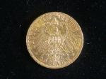 Prusko, Wilhelm II (1888-1918), 20 Mark 1893 A, J. 252