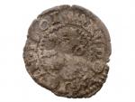 Bílý peníz 1601, jednostranný, Kutná Hora, Spiess, 0,41 g., Hal.383, Ja-379, mírně prohlý_
