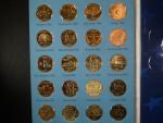 Kompletní sada Statehood Quarters 1999-2009, pozlaceno