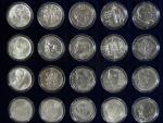 Kompletní sbírka mincí 200, 500 Kč (1993 - 2020) včetně certifikátů (130 ks)