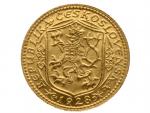 Dukát 1928 sv. Václav, náklad 18983 kusů_