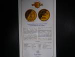 500 Togrogů 2006 - Leonardo Da Vinci, Au 999/1000, 0.5 g, 11 mm + certifikát