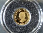 5 Dollars 2008 - Franz Kafka,  Au 999/1000, 0.5g, 11 mm + certifikát