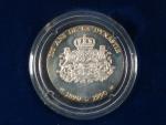 Ag medaile - 100 Ans de Dynastie, Ag 0.925, 13.19 g