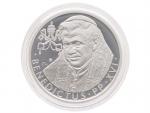 AR medaile Benedikt XVI. - návštěva Svatého otce v ČR, ČM 2009, 16g, 0,999 Ag_