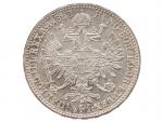 1/4 Zlatník 1858B, raž. lesk_