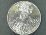 100 Kčs 1949 700.výročí jihlavského horního práva