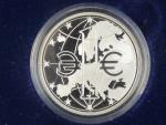 AR medaile k zavedení Euro měny, Ag 999, 16 g, průměr 34 mm, 1000 ks, certifikát, etue