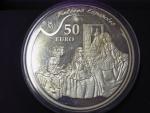Španělsko, 50 EUR 2008,  náklad 5000ks, Ag 169g