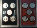 sada Ag 1/4 dolarů 2010s + 2011s národní parky v orig. etuích, celkem 10ks v kvalitě proof