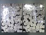 kompletní sada 1/4 dolarů 1999 - 2008 obě mincovny P + D, celkem  100 kusů ve dvou  předtištěných albech