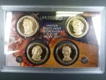 1 $ 2010 prezidenti č. 13 - 16, originální etue, provedení proof