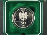 50 Lei 2008, etue, certifikát, náklad jen 500 Ks.