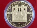 10.000 Kč 2013 příchod zvěrozvěstů Konstantina a Metoděje s opisem na hraně