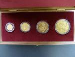 Sada zlatých mincí Koruna česká, 1000 , 2500 , 5000 , 10000 Kč 1996 b.k.