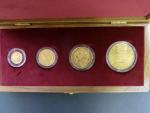 Sada zlatých mincí Koruna česká, 1000 , 2500 , 5000 , 10000 Kč 1996 b.k.