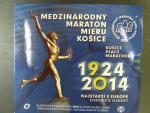2014 ročníková sada euromincí Mezinárodný maratón mieru Košice