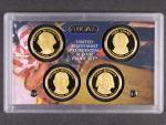 1 $ 2007 prezidenti č. 1 - 4, originální etue, provedení proof