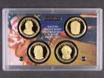 1 $ 2009 prezidenti č. 9 - 12, originální etue, provedení proof