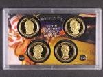 1 $ 2010 prezidenti č. 13 - 16, originální etue, provedení proof