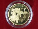 5000 Sk 2005 350.výročí korunovace Leopolda I., etue, certifikát