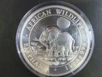 2000 Shillings 2011- 1 Kg Ag - sloni, kvalita proof, Ag 999/1000, 1000g, etue