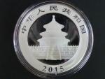 10 Yuan 2015 Panda - 1 Oz (31,1050g), Ag 999/1000, etue