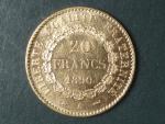 20 Frank 1890 A
