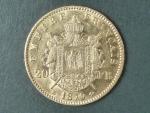 20 Frank 1870 BB