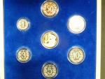 Sada mincí ČSSR 1963, náklad 350ks, číslované, 1 Kčs Ag 925/1000, 7,9g