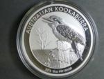 10 Dollars - 10 Oz (311,0500g)  Ag - Kookaburra 2016, kvalita proof, Ag 999/1000, etue
