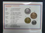 Luxemburg, oficielní sada mincí 1992