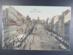 Praha Václavské náměstí, prošlá, stržená zn.