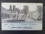 Piešťany, staré kúpele, prošlá vlak pošta 806 Žilina - Bratislava